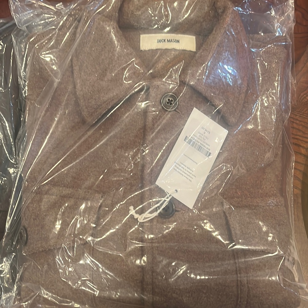 Marled Deep Khaki Felted Field Shirt